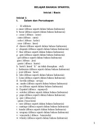 Image of Belajar Bahasa Spanyol (Basic)
