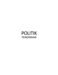 Image of POLITIK PENDIDIKAN